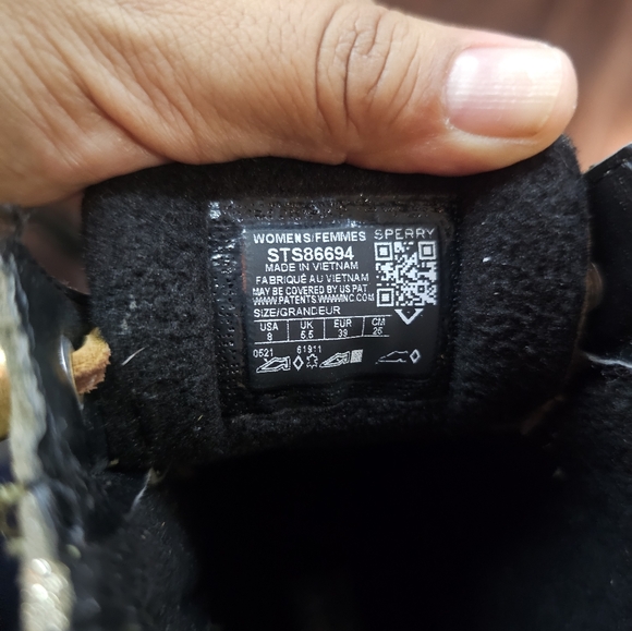 Sperry Women's Saltwater Metallic Camo Duck Boot Size 8 - Picture 5 of 5